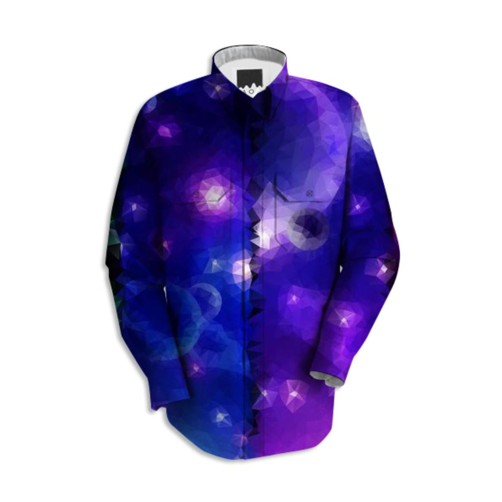 POLYGON TRIANGLES PATTERN MULTI COLOR COLORFUL RAINBOW ABSTRACT POLYART GEOMETRIC STARS UNIVERSE SPACE GREEN BLUE VIOLET PLANET