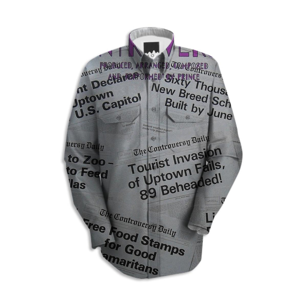 Prince Controversy Back Cover Work Shirt