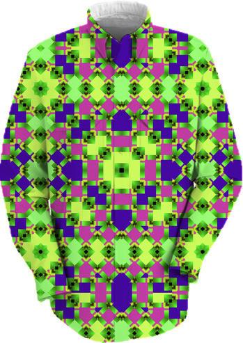 Cute geometric patterns work shirt
