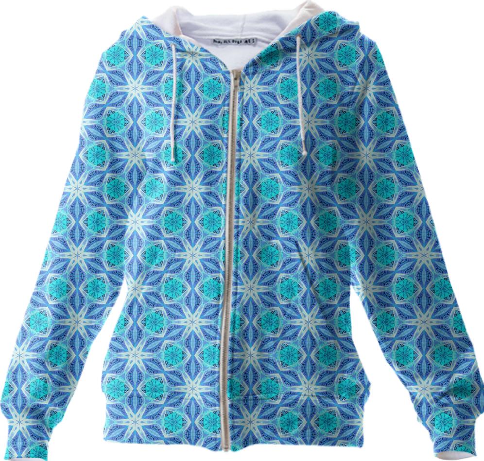 Aqua Hawaiian Stars under a Blue Night Sky Dance