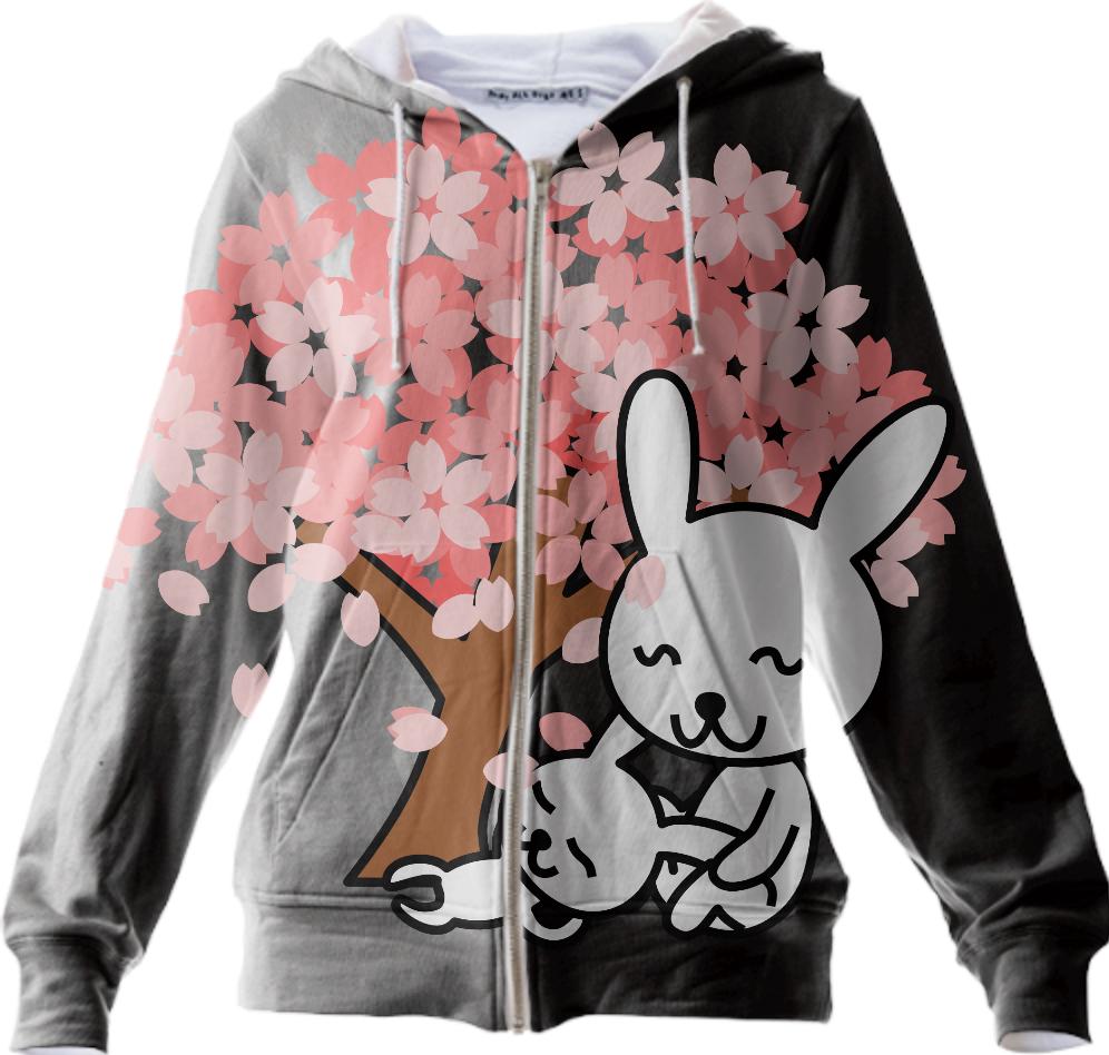 cute rabbits hoodie