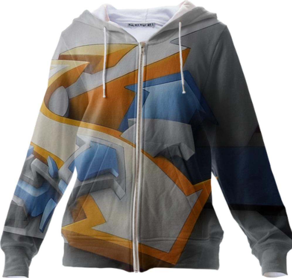 Direction Zip Up Hoodie