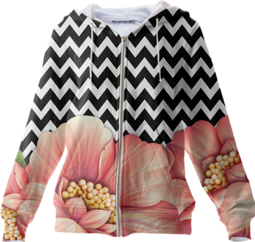 flower power and chevron