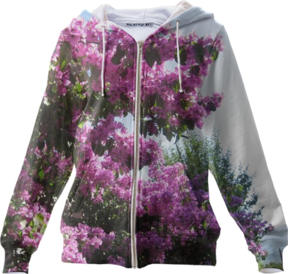 Garden Party Zip Up Hoodie