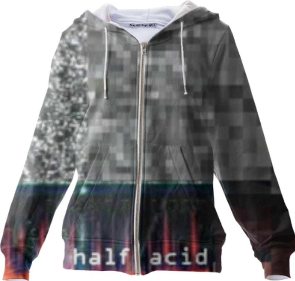 half acid hoodie