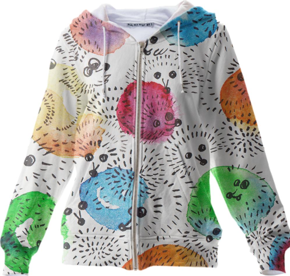 hedgehog polka dot