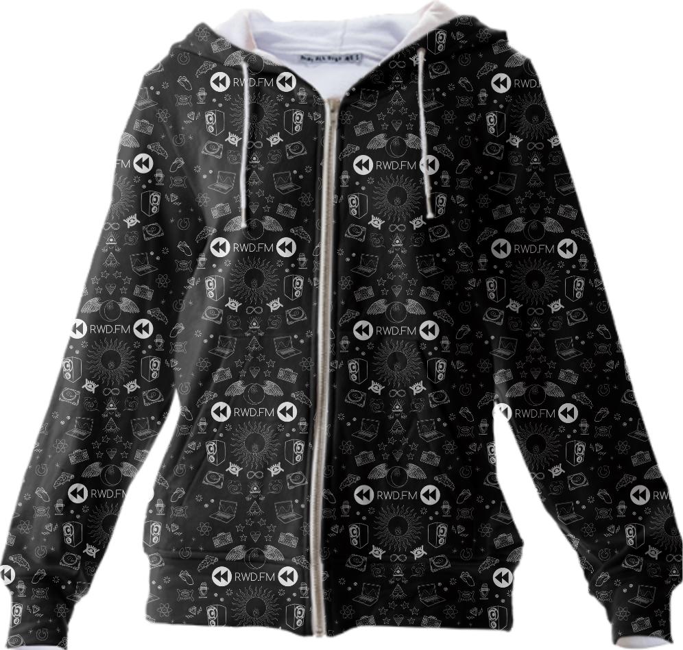 INVERTED RWD FM ZIPPER HOODIE
