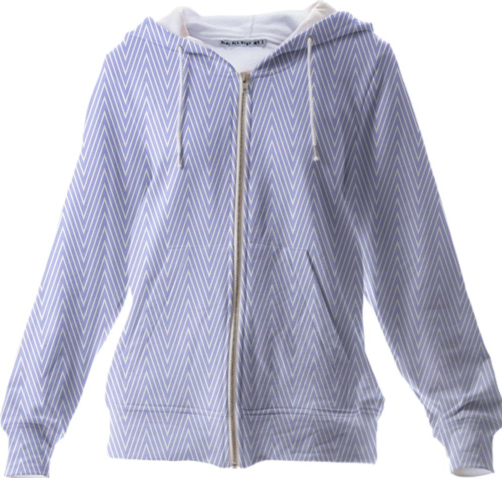 Light blue chevron pattern