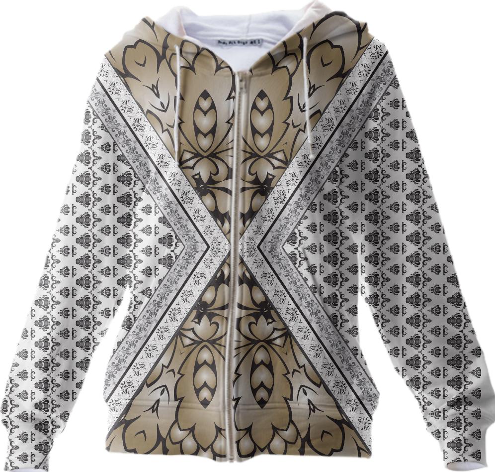 Morning Dew Gold dream Zip Up Hoodie