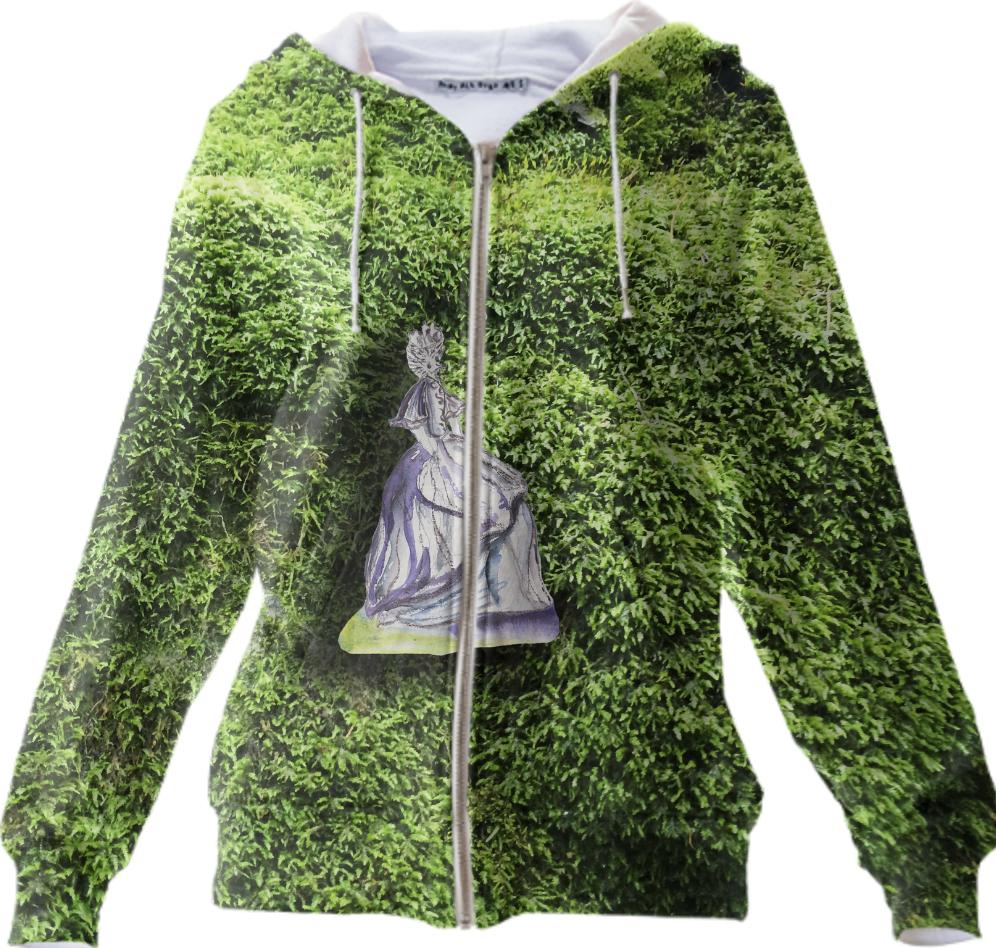 moss hedgehog hoodie