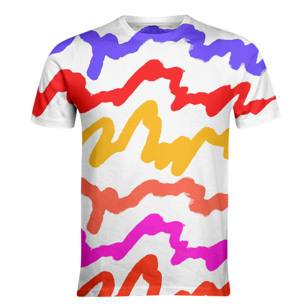 Multicolored Scribble Abstract Pattern