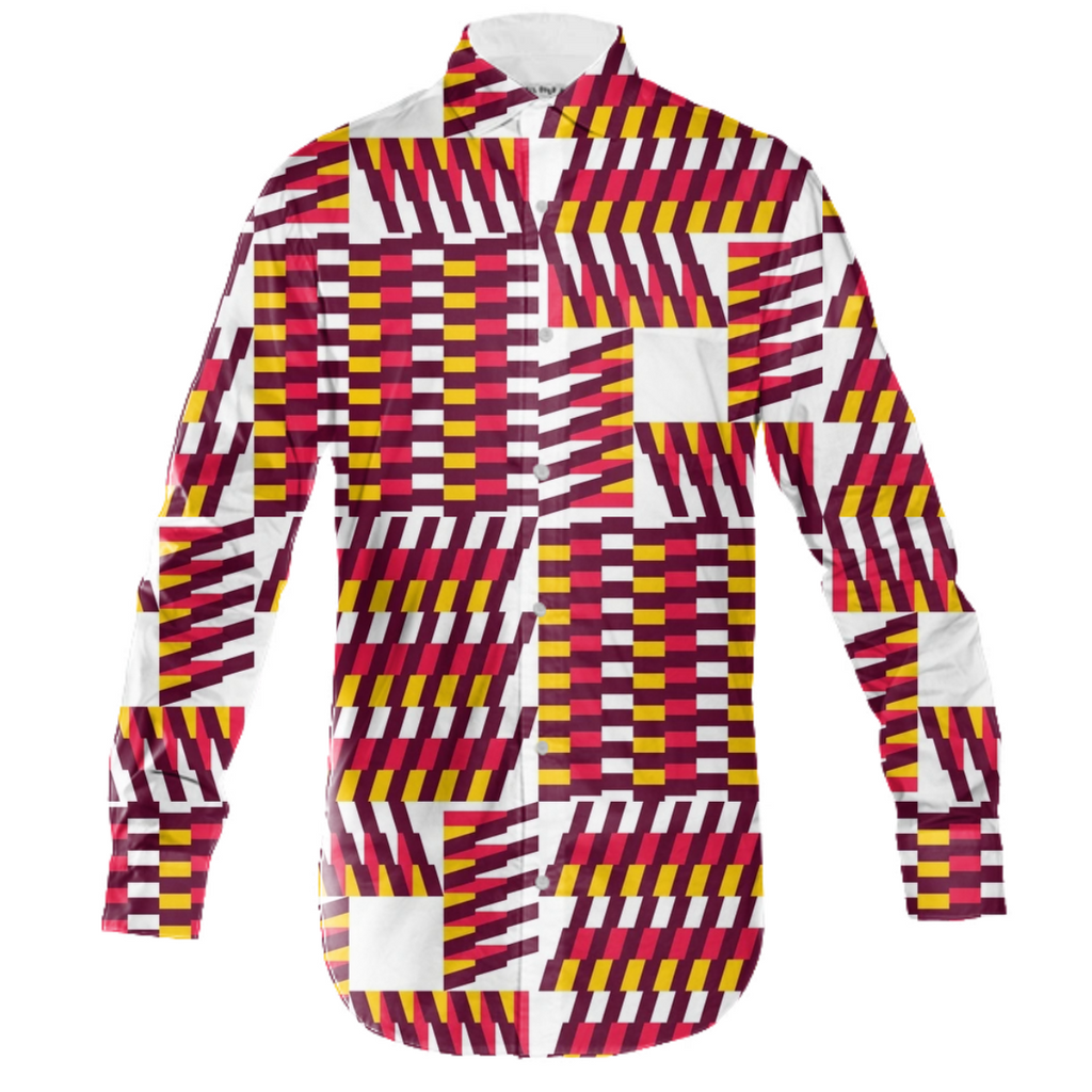 MAG Button Down - Sun River Grass multicolour