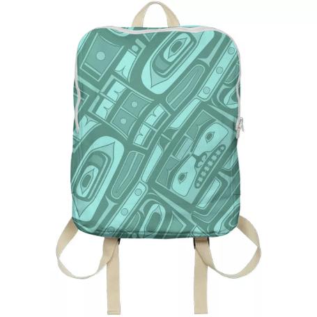 Coral Green Chilkat Backpack