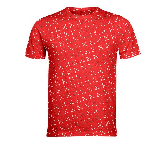 Crisscross Red Tee
