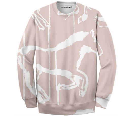 horse pink and white