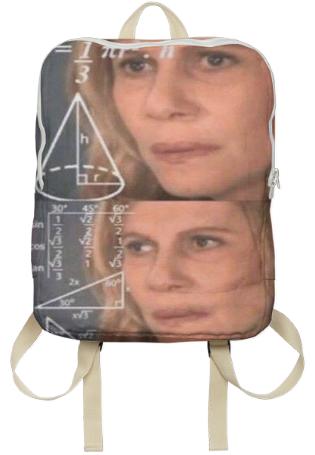 Confused Math Lady Backpack