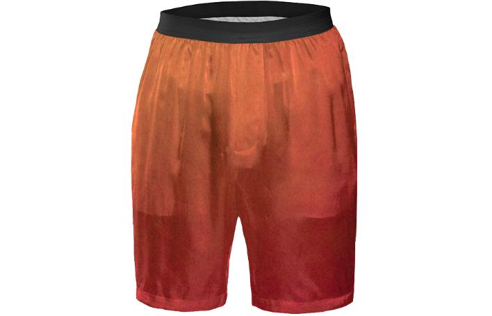 Orange And Red Basketball Shorts