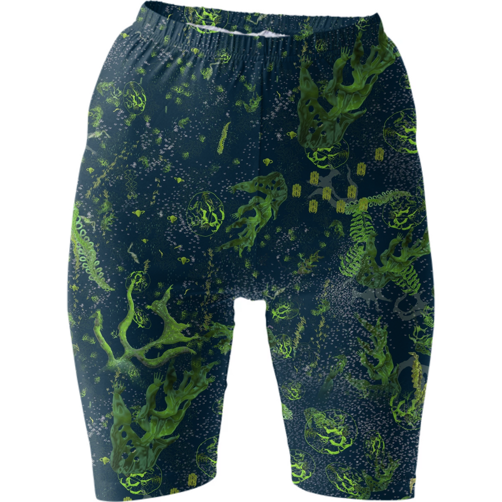 Yaloo Seaweed Garden Bike Shorts