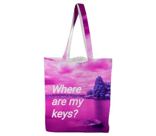 Where Are My Keys Tote
