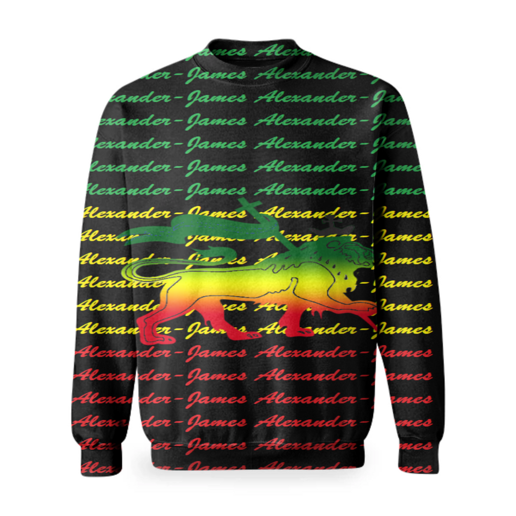 Alexander-James Rastafarian lion Jumper