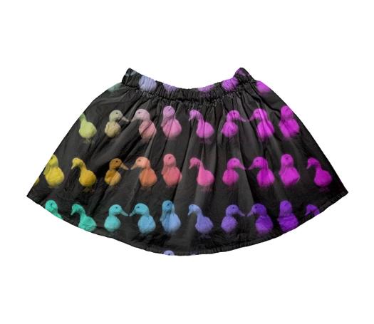 Rainbow Ducks Kids Full Skirt