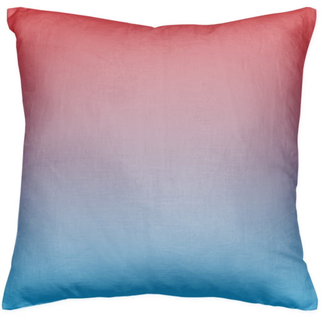 Red And Blue Pillow