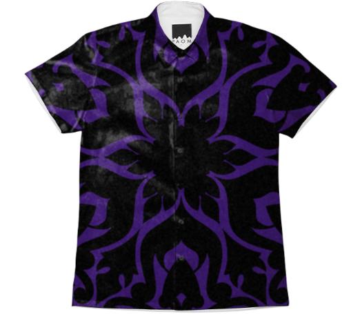Luxury bluse with Black Mandala Art