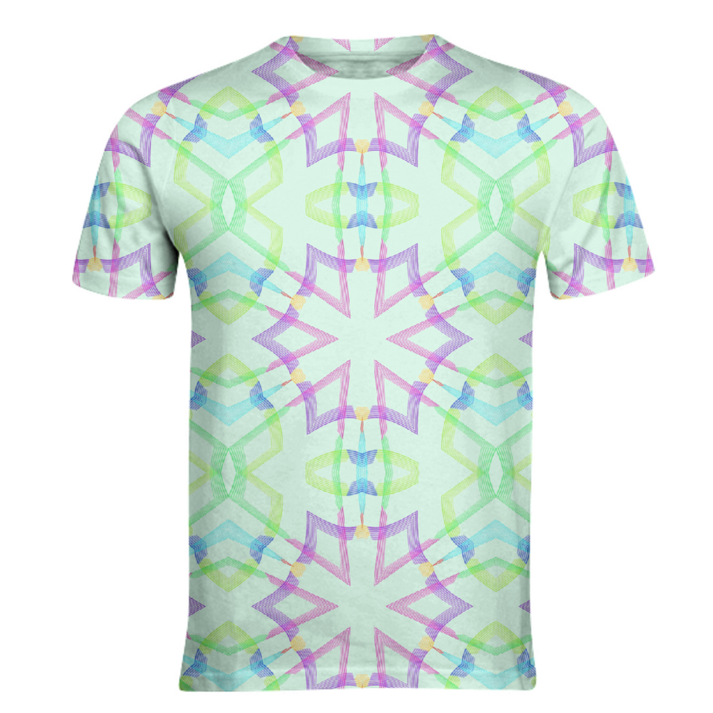 Pastel colors geometric