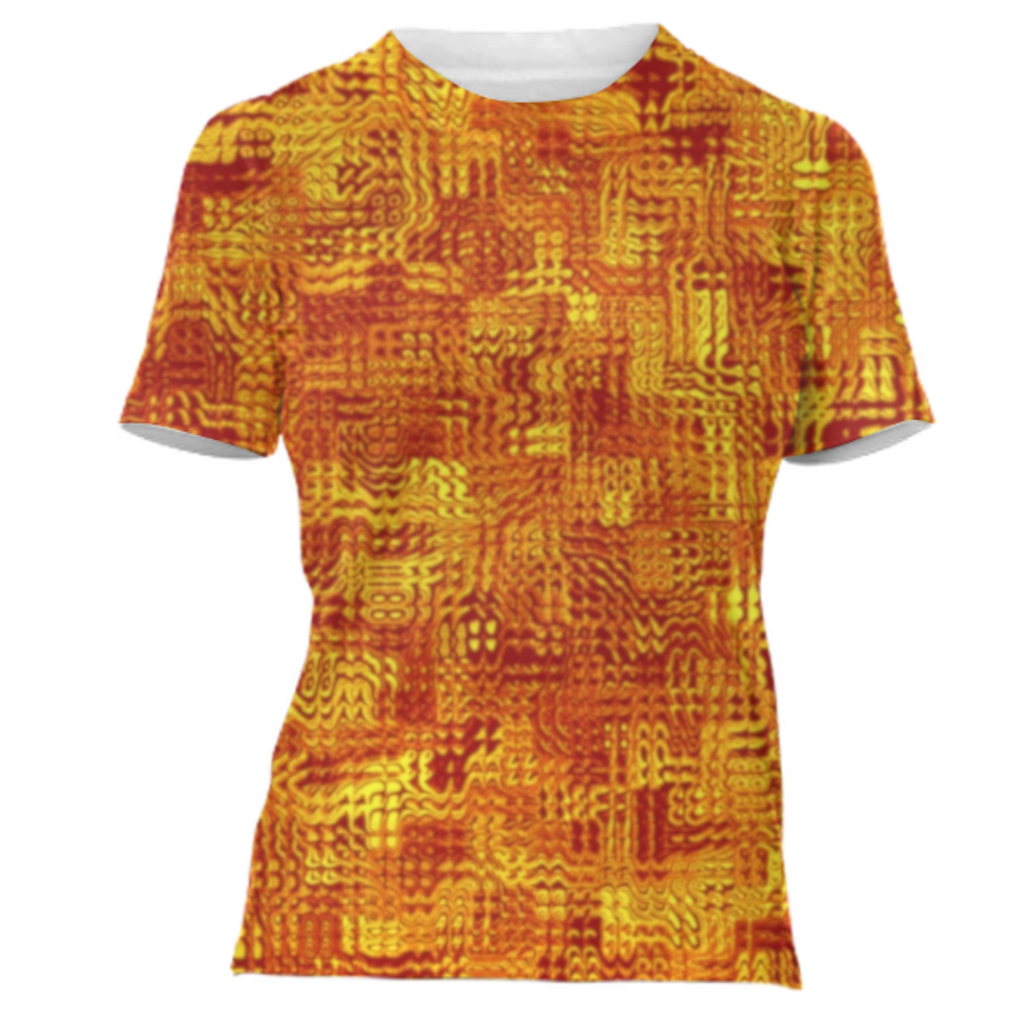 red gold liquid disturbed