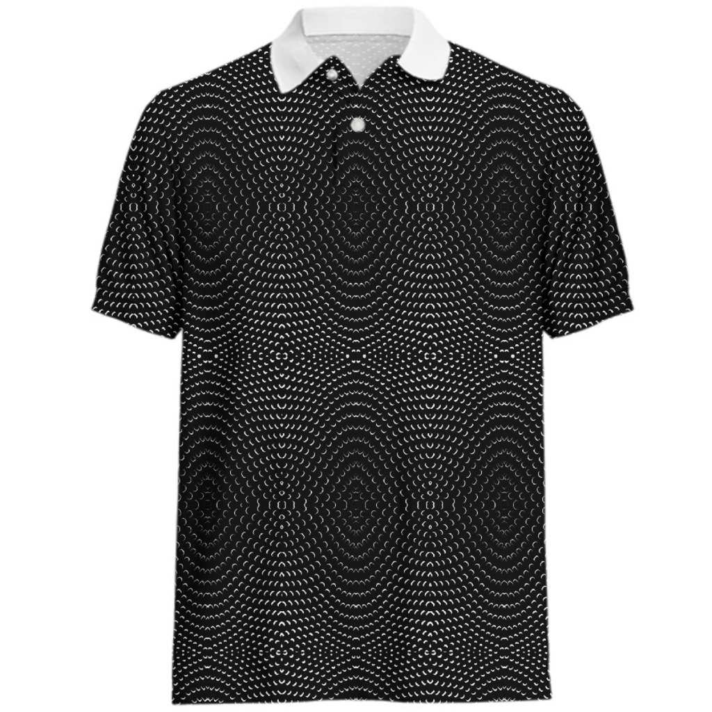 Black and White Kinetic Design Pattern