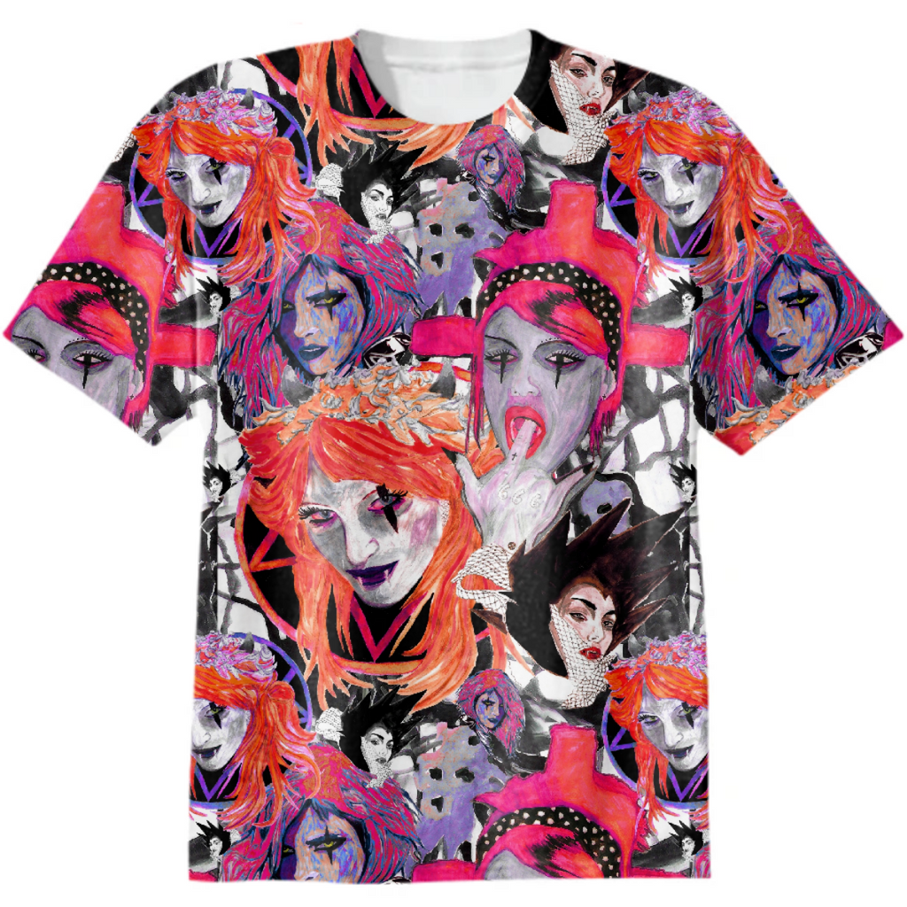 Belle Sauvage Demon RED Hardcore Classic T-Shirt