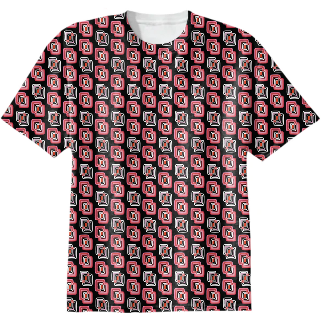 BlackRed Rectangle t-shirt