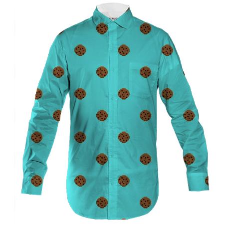 cookie button down shirt