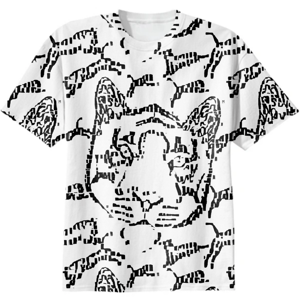 tigers, text tiger, text, trend of the year, monochrome, minimalism, black and white