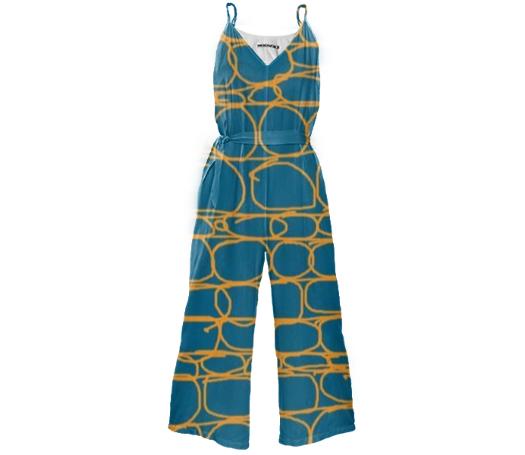 LeslieAnn s Magical Cloaking Tie Waist Jumpsuit