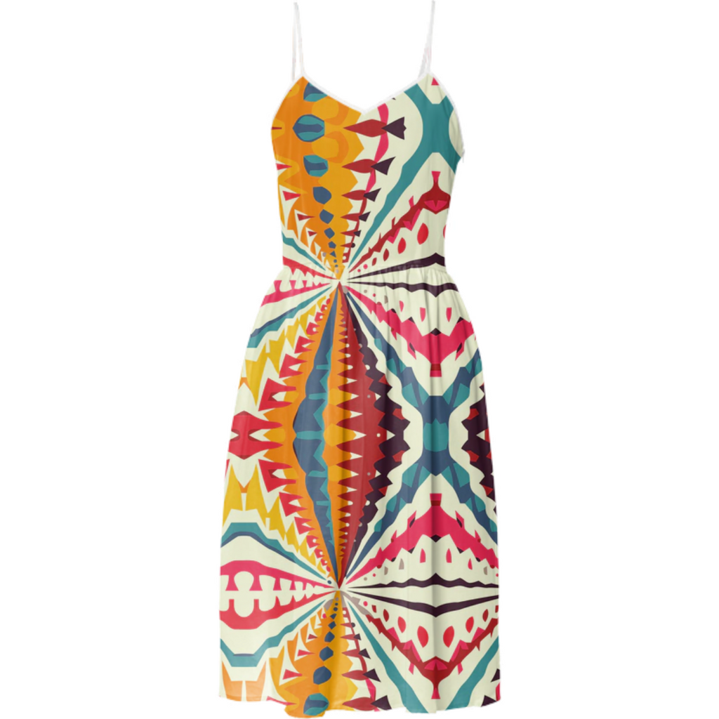 Patternova Oversized Pattern Summer Dress