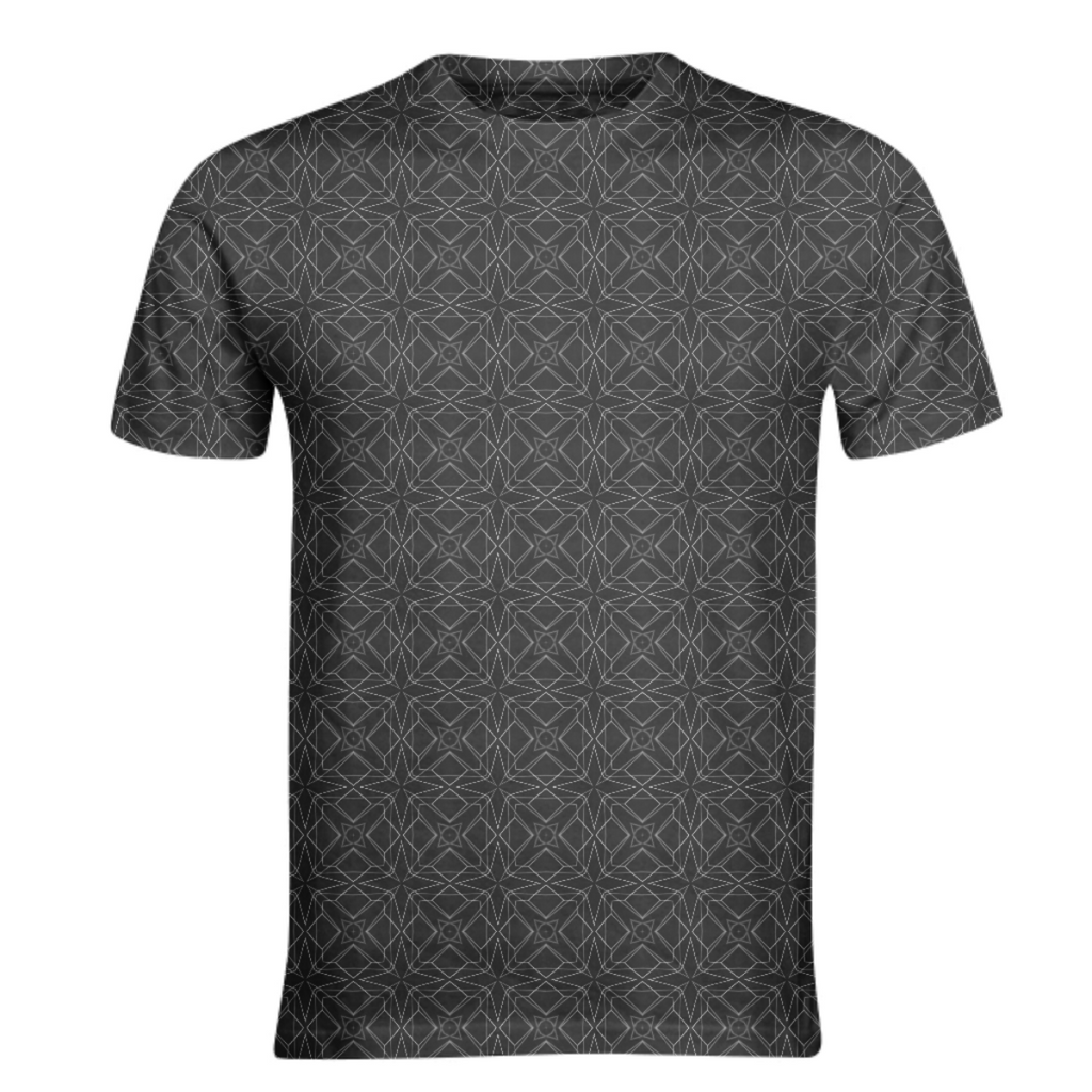 Black white geometric pattern