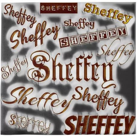 Sheffey Fonts Bronze and Gray 9669 Bandana