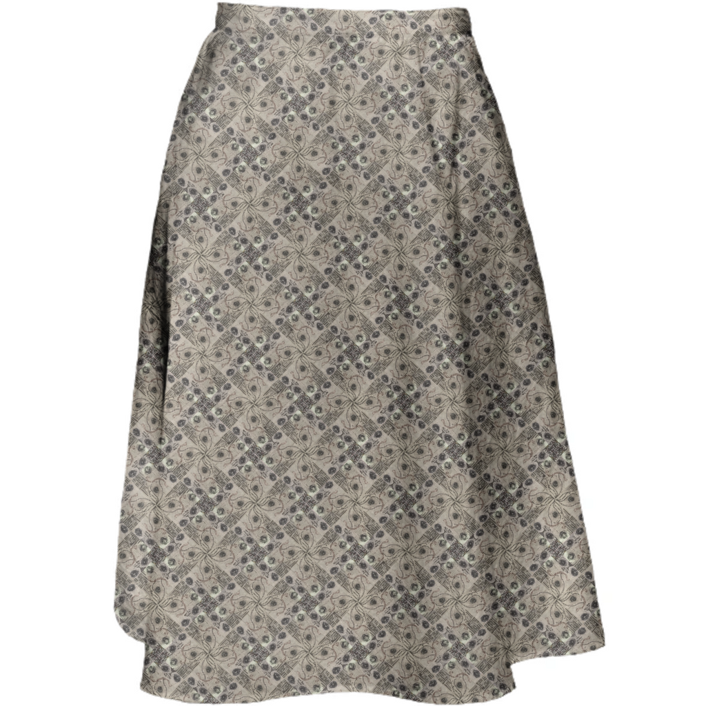 Pattern Long Skirt