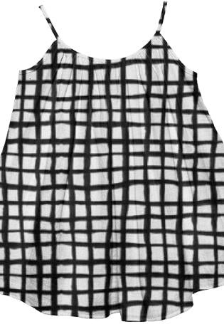 Painted Grid White