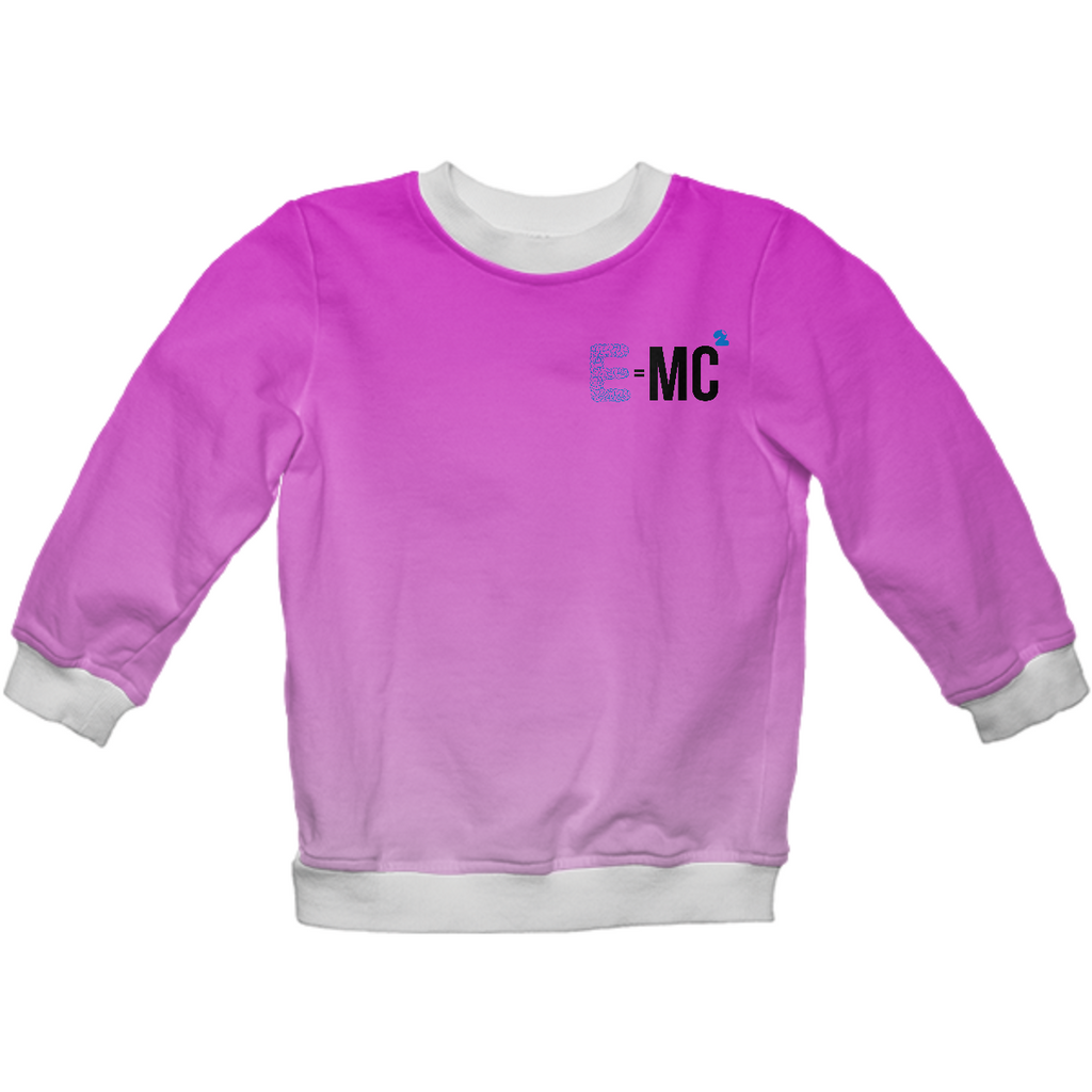 E=MC2 Pink/Blue Sweat Top