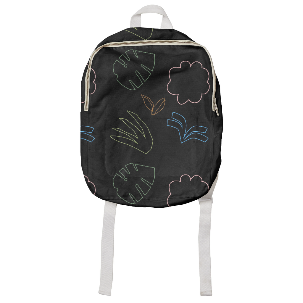 Neon Plants Kid's Backpack