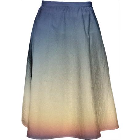 Morro Bay Sunset Midi Skirt