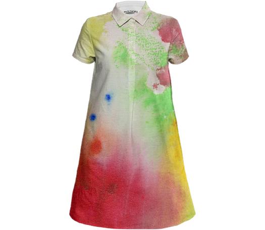Color Splash Shirt Dress