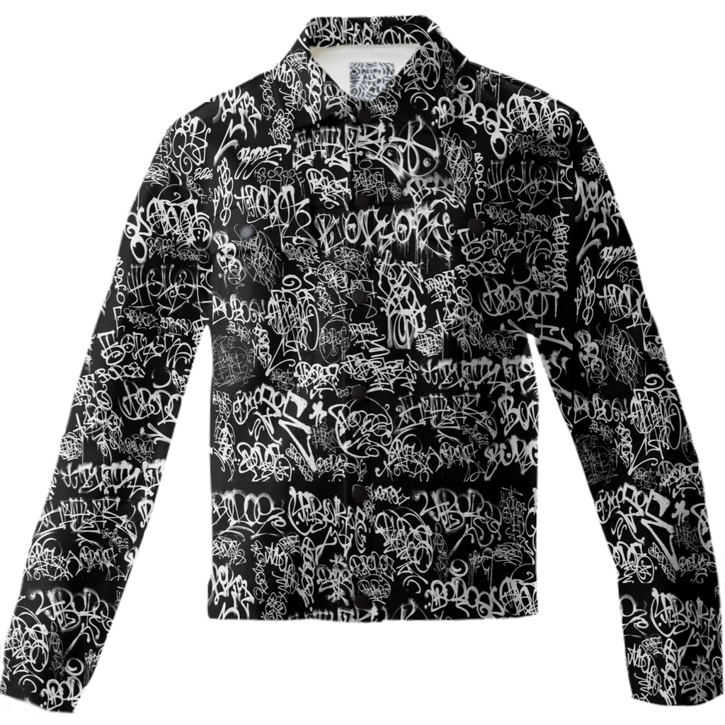 Boroed all over print jacket
