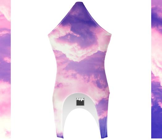 purple skies swimsuit