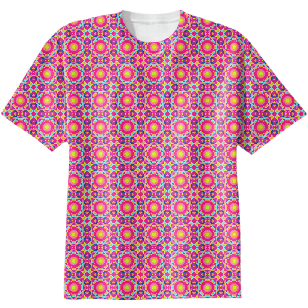 Neon Pattern T-shirt #1