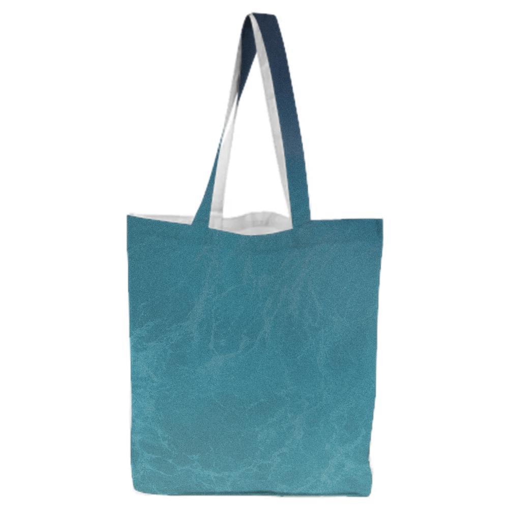 Blue Sea Natural Gradient Tote Bag