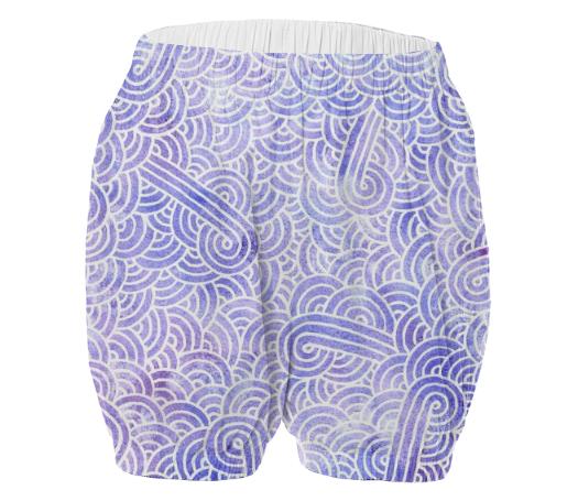 Lavender and white swirls doodles VP Adult Bloomers