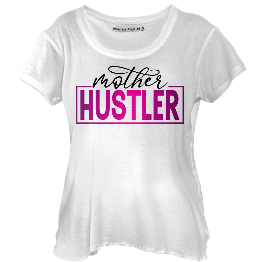 Mother Hustler Drape Shirt
